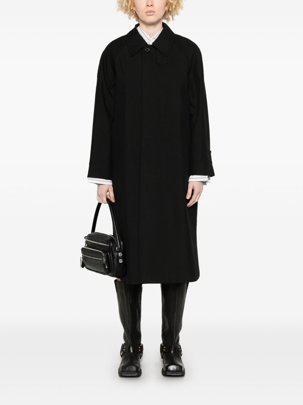 Dunst Coats Black Outer: Cotton