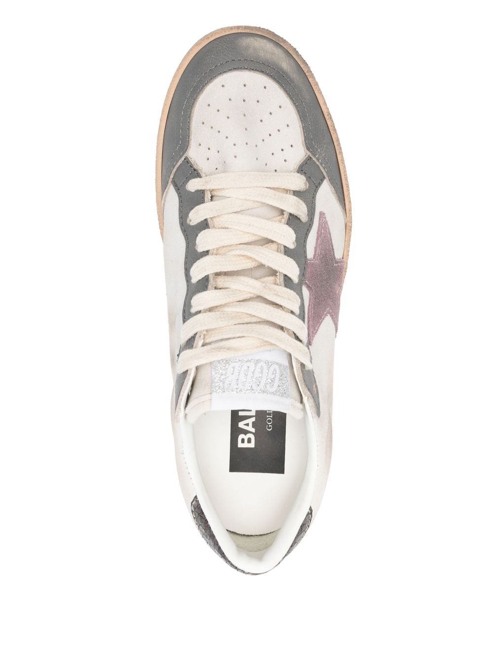 Golden Goose Sneakers Grey Calf Leather