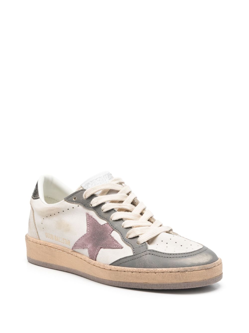 Golden Goose Sneakers Grey Calf Leather