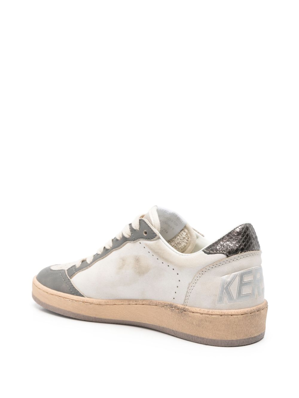 Golden Goose Sneakers Grey Calf Leather