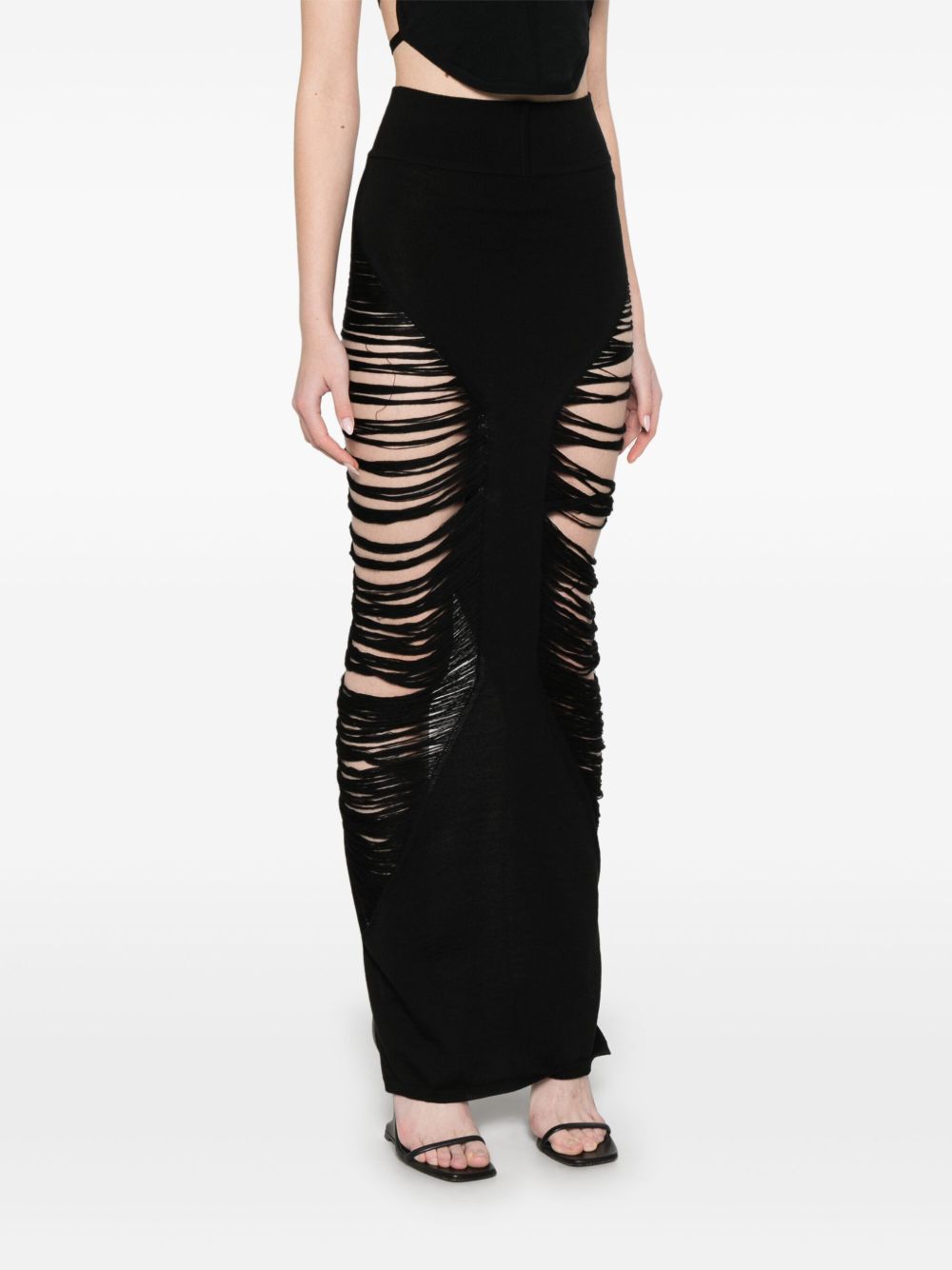 Rick Owens Skirts Black Virgin Wool