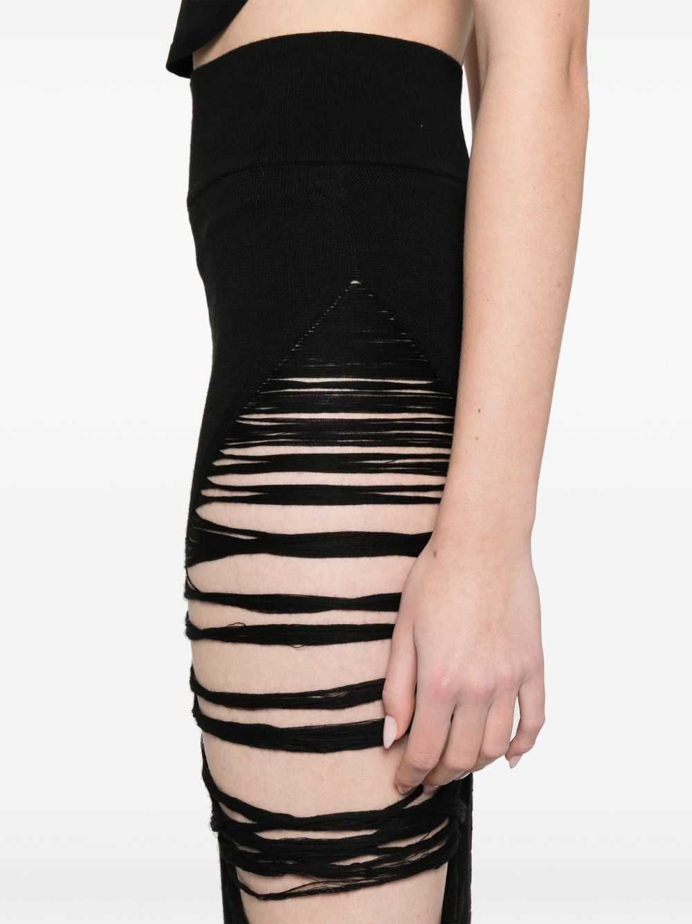 Rick Owens Skirts Black Virgin Wool