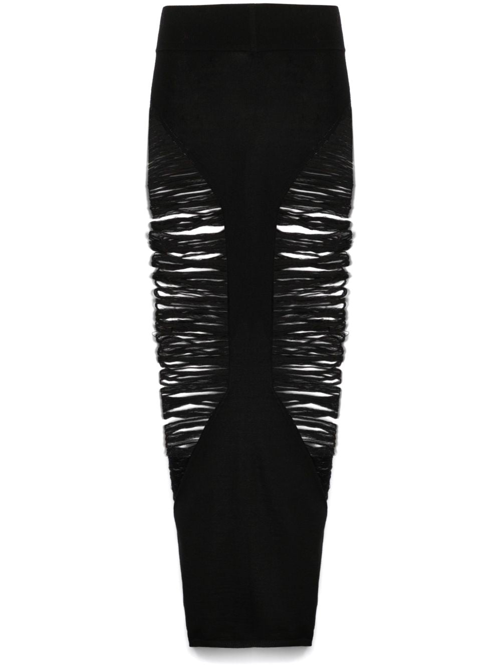 Rick Owens Skirts Black Virgin Wool
