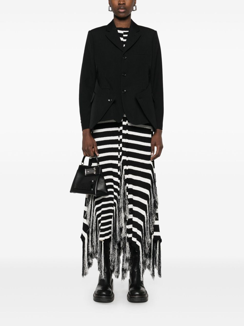 Comme Jackets Black Wool