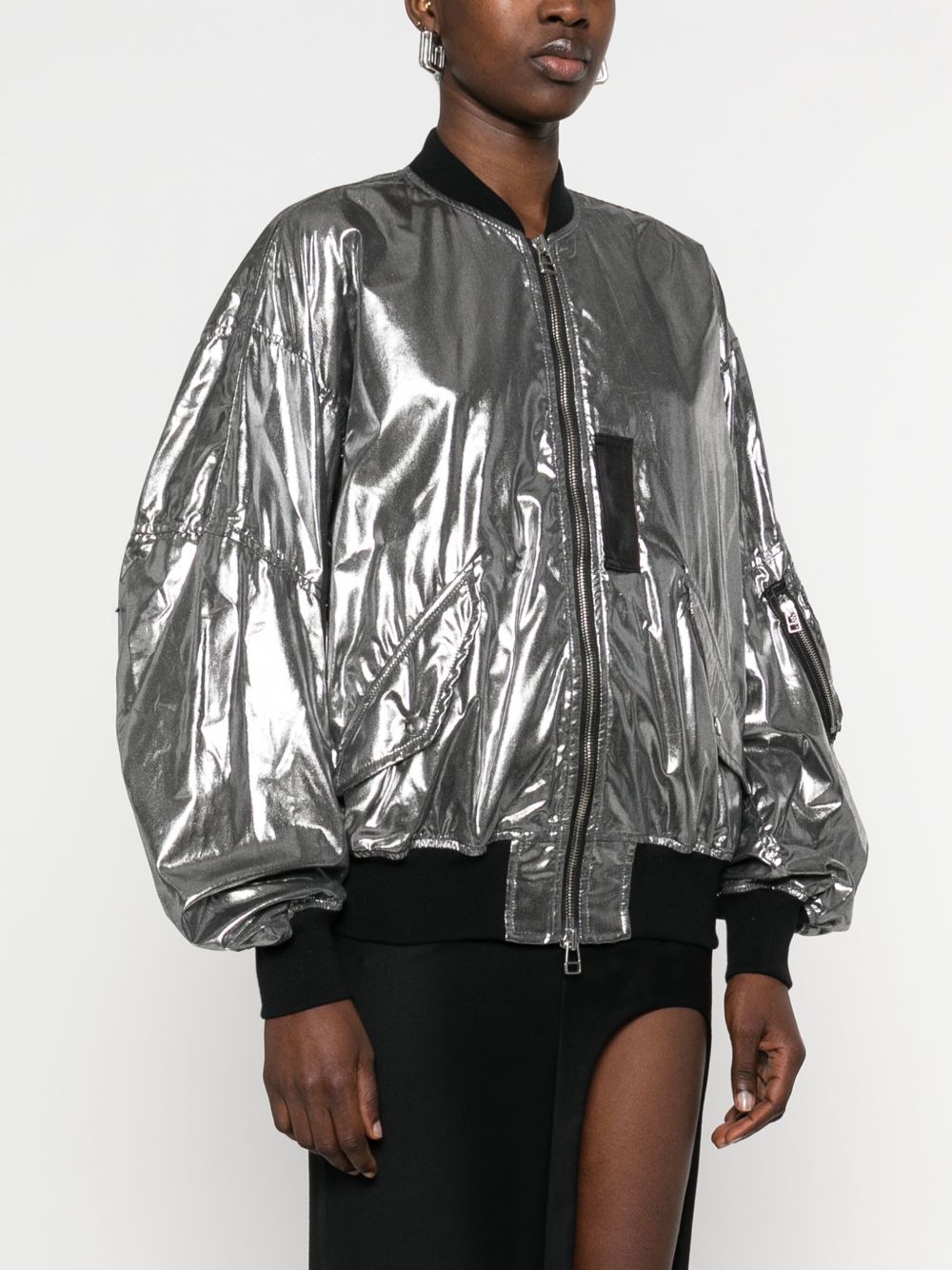 Junya Watanabe Coats Silver Cotton Lining: Polyester