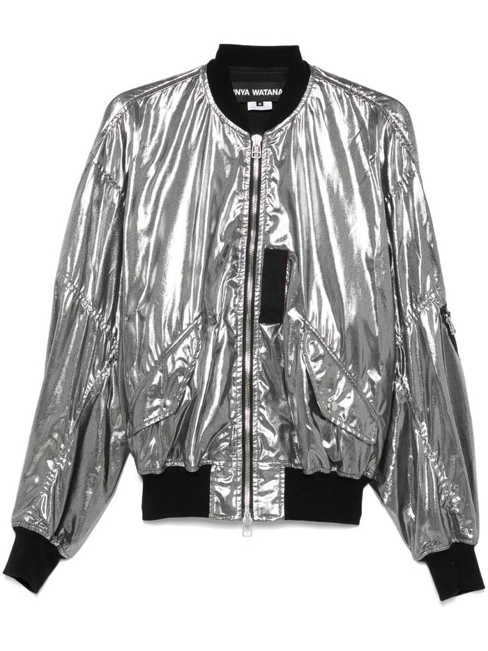 Junya Watanabe Coats Silver Cotton Lining: Polyester