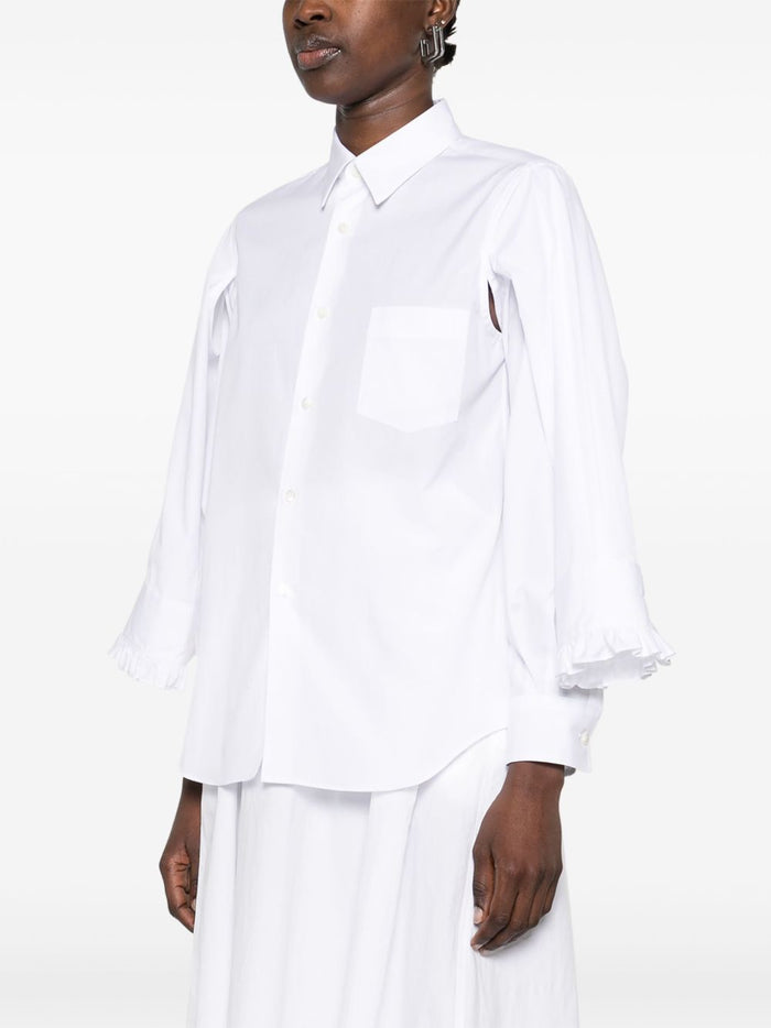 Comme Shirts White Cotton