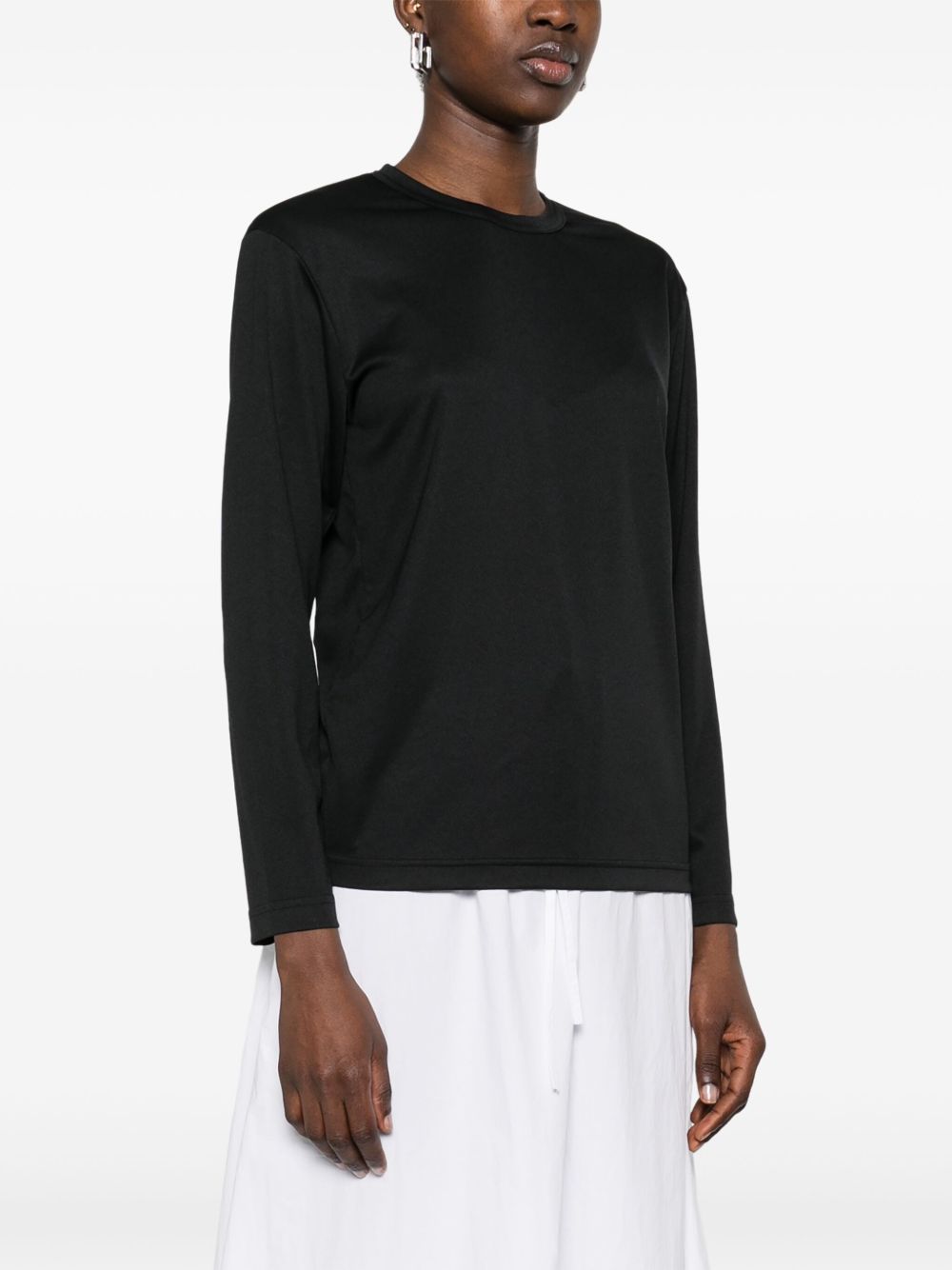Comme Des Garcons T-Shirts And Polos Black Polyester