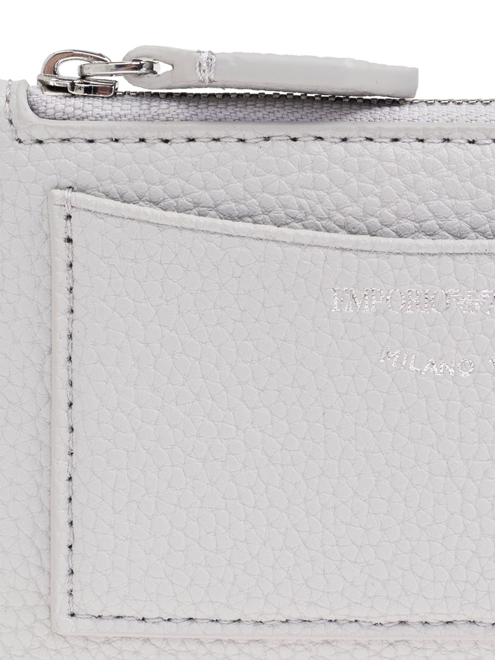 Emporio Armani Wallets Grigio Chiaro Outer: Polyurethane