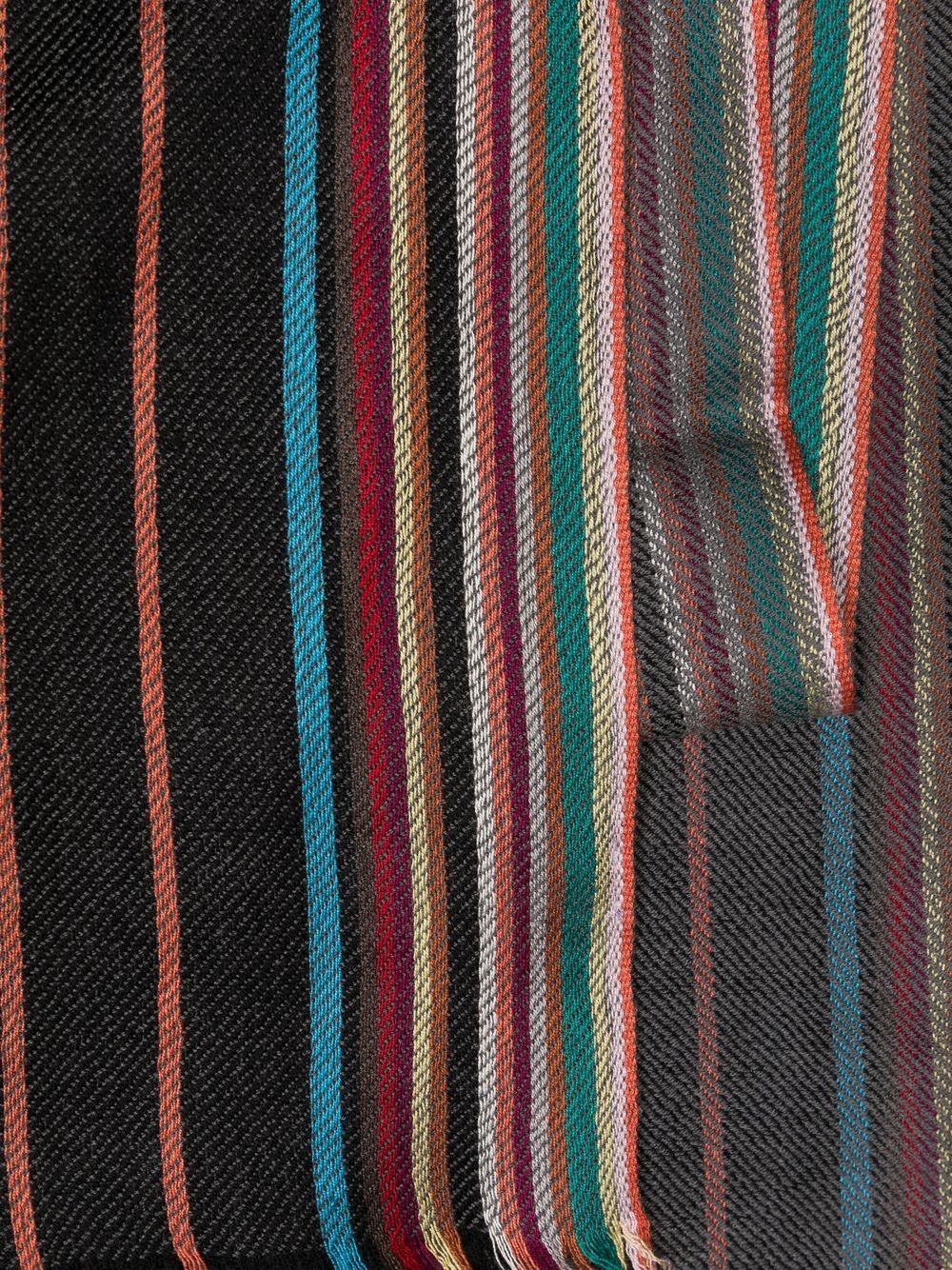Paul Smith Scarfs Black Wool