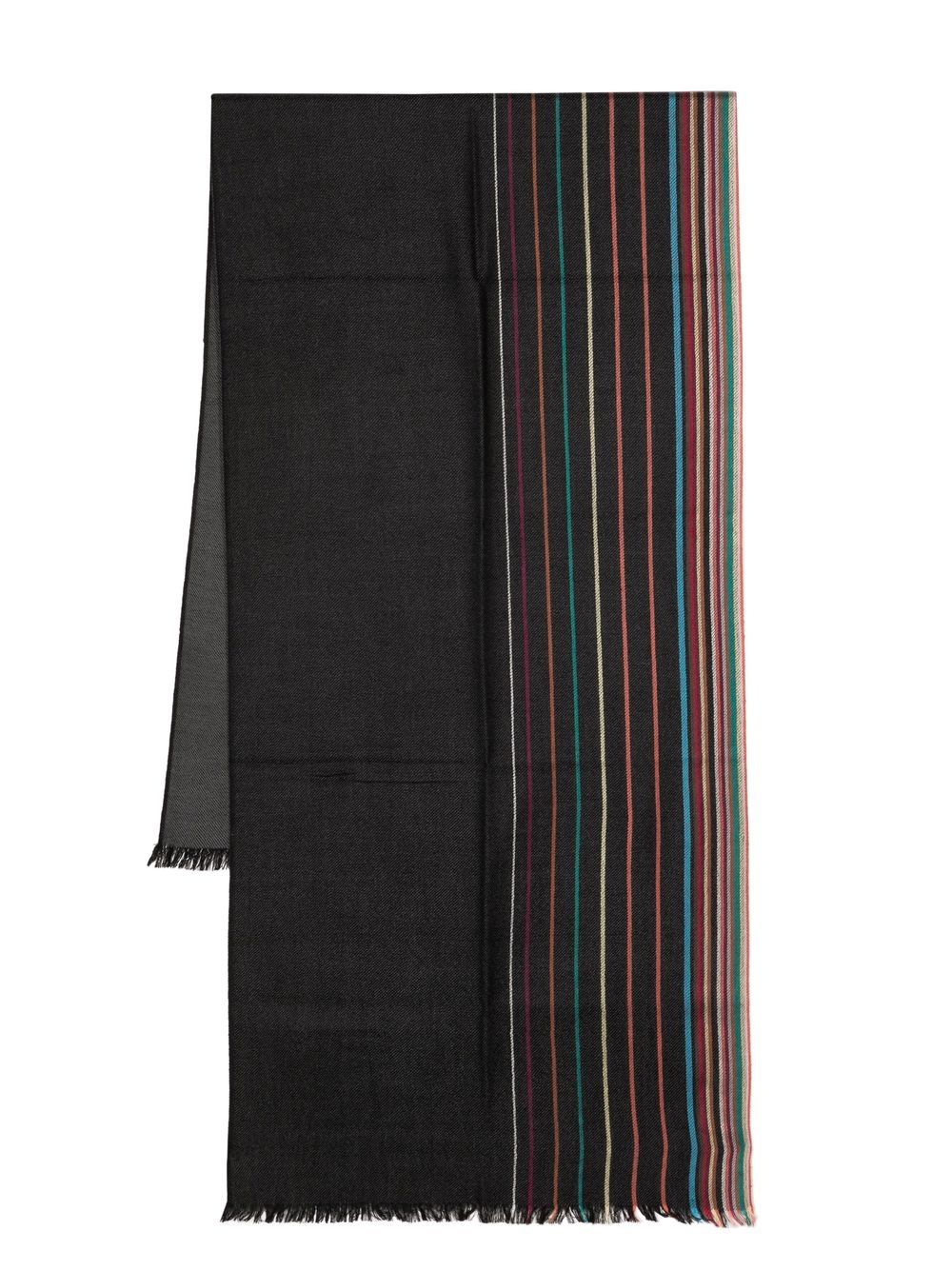 Paul Smith Scarfs Black Wool