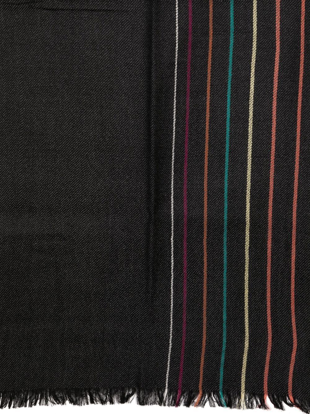 Paul Smith Scarfs Black Wool
