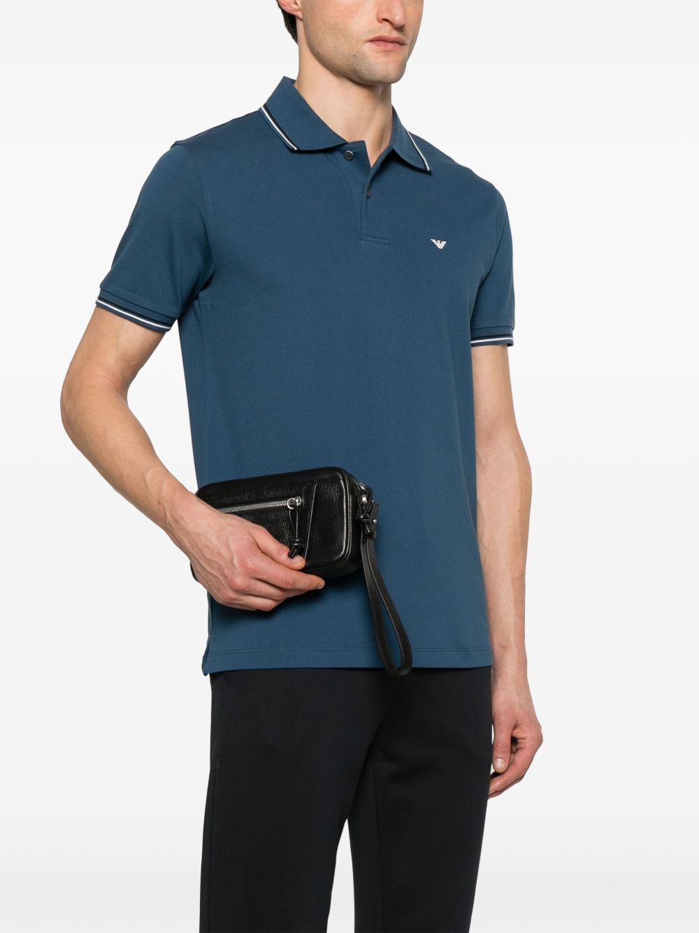 Emporio Armani Wallets Beige Calf Leather