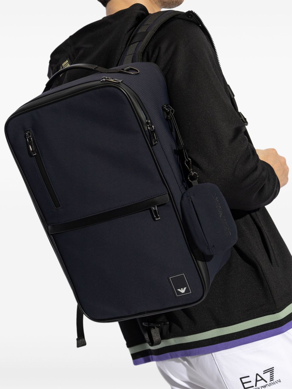 Emporio Armani Capsule Bags Blu Outer: Polyester