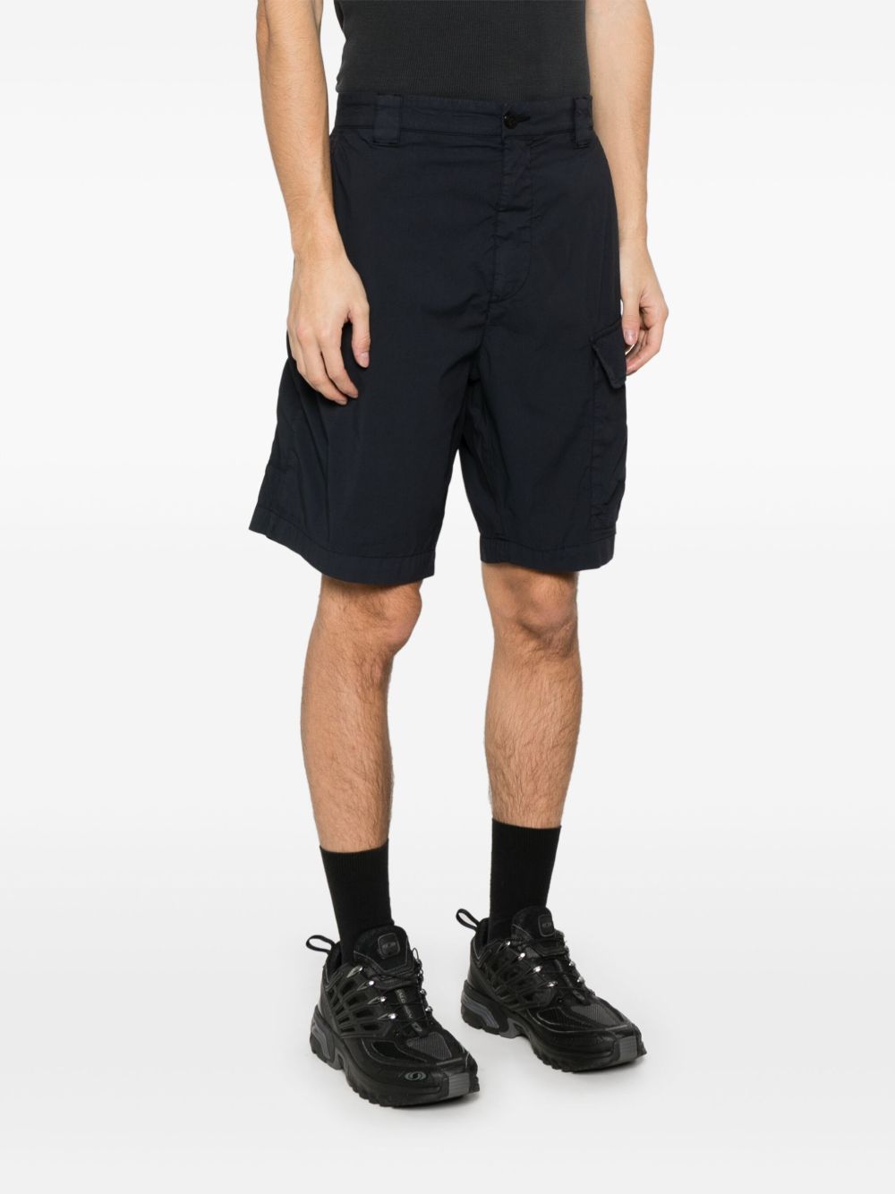 C.p. Company Shorts Blue Cotton