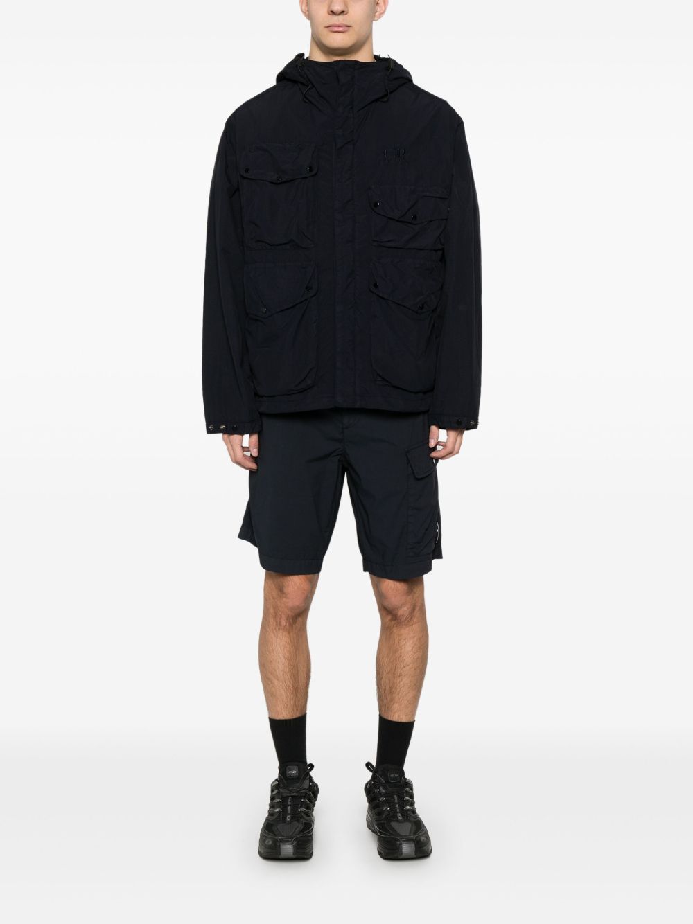 C.p. Company Shorts Blue Cotton
