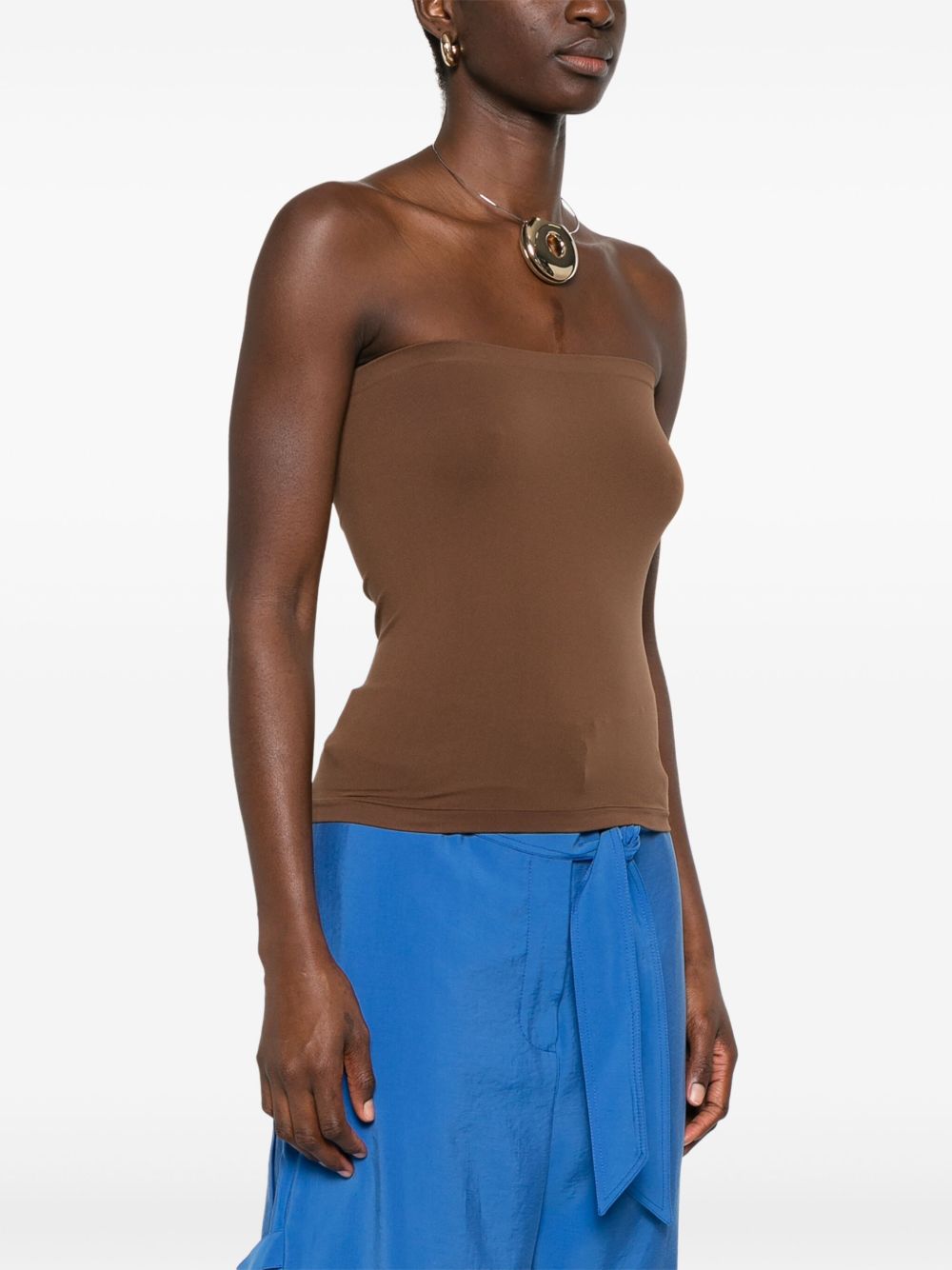Wolford Top Brown Polyamide Elastane