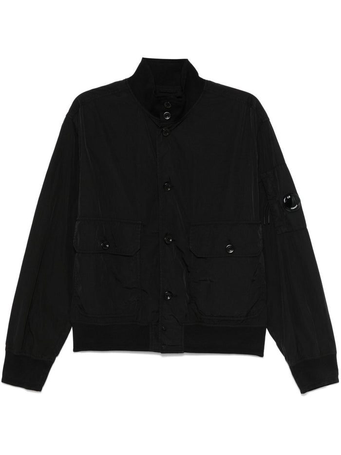 C.p.company Coats Black Polyamide