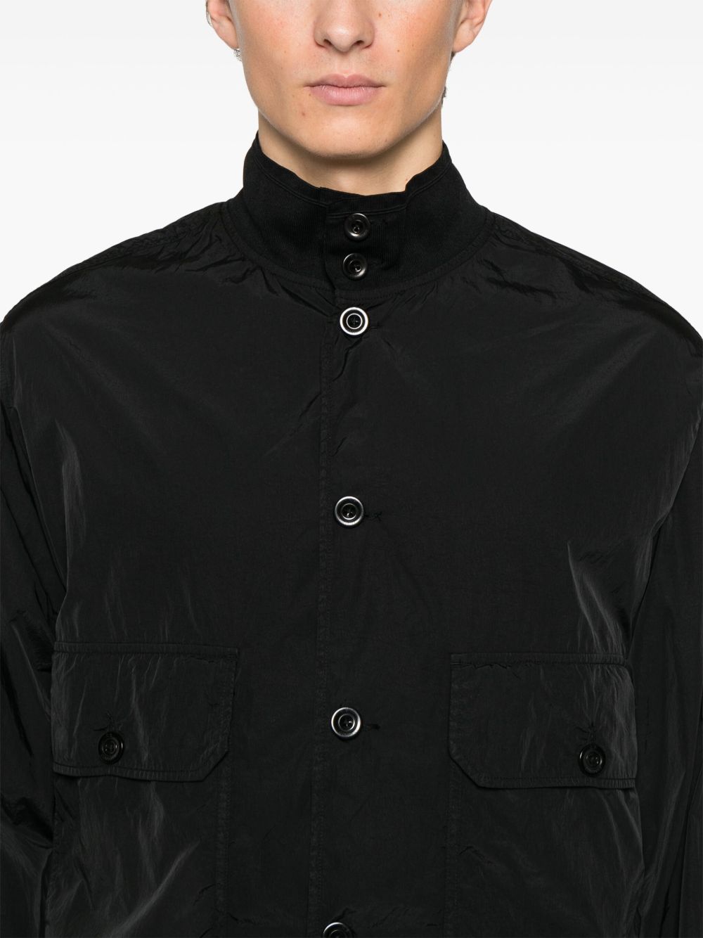 C.p.company Coats Black Polyamide