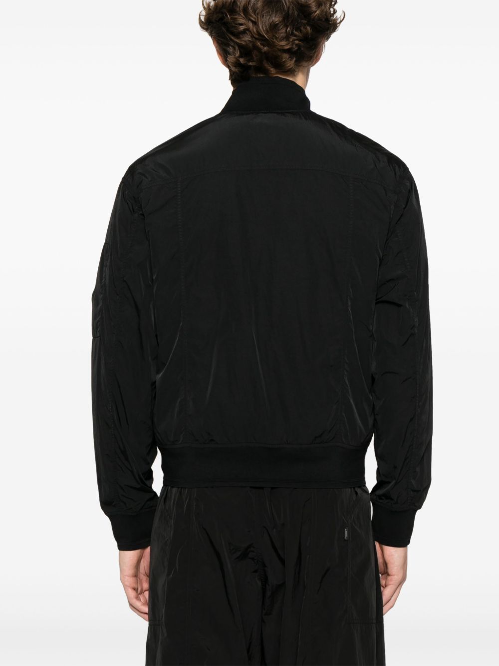C.p.company Coats Black Polyamide