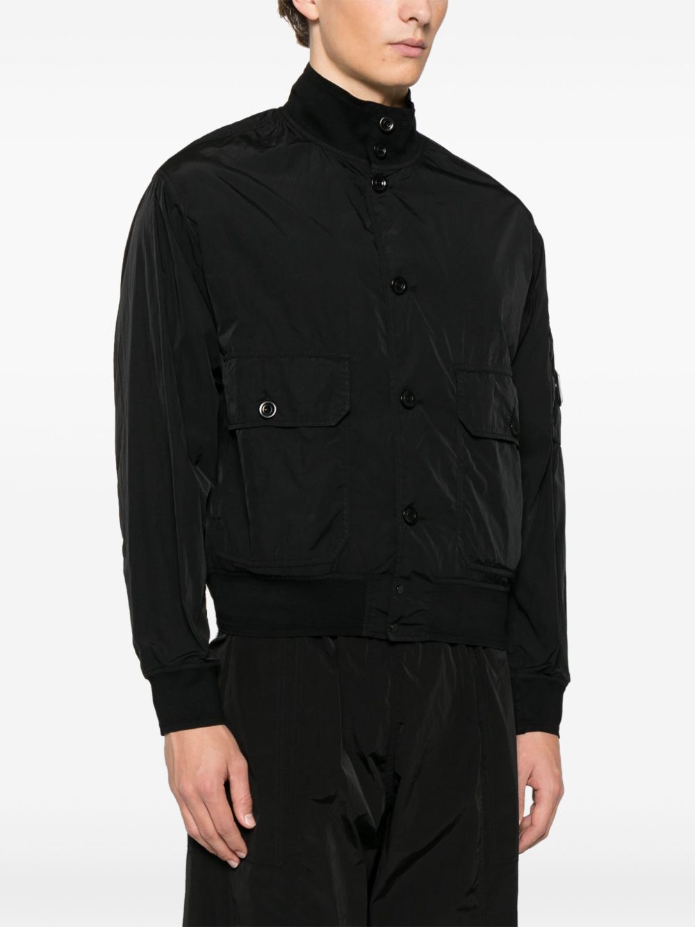 C.p.company Coats Black Polyamide