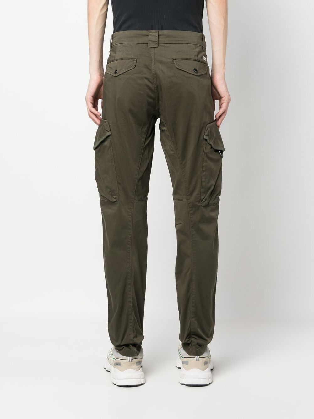 C.p.company Trousers Green Cotton
