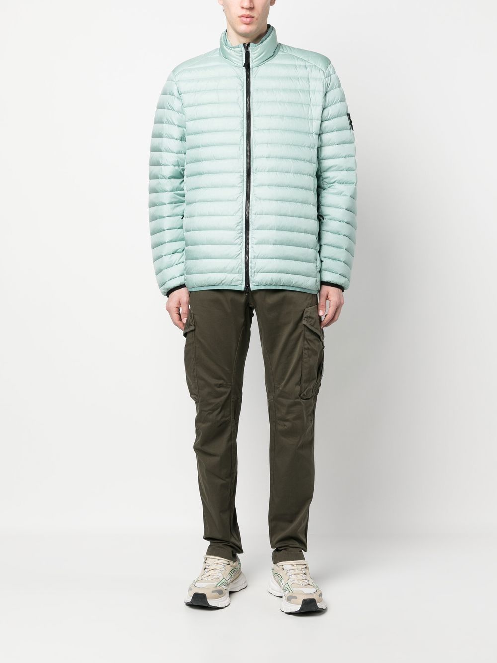 C.p.company Trousers Green Cotton