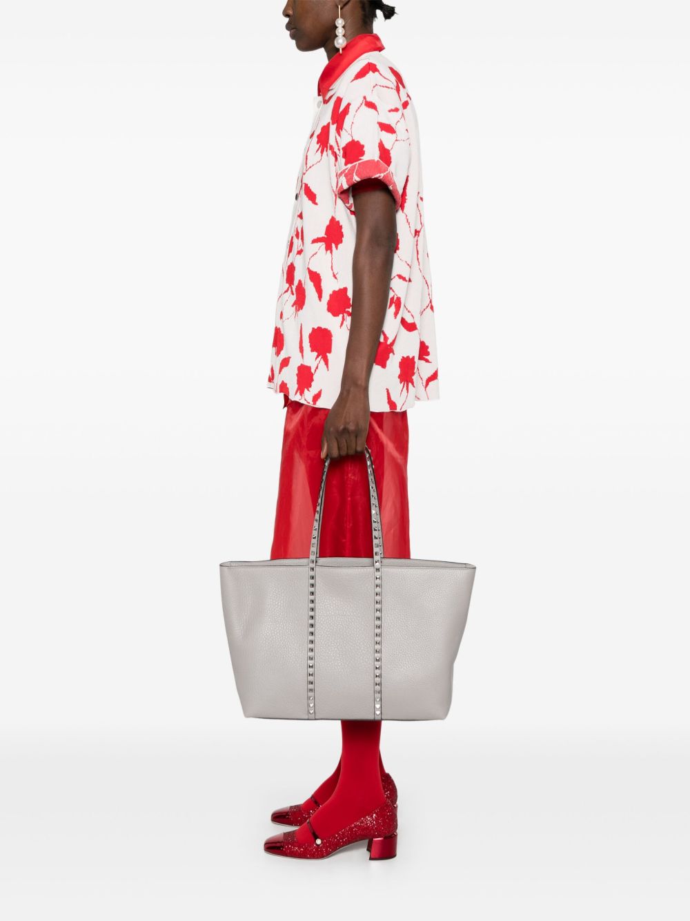 Valentino Garavani Bags Light Grey Outer: Calf Leather