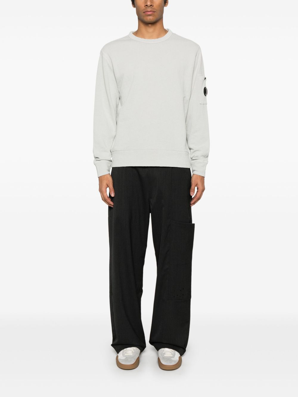 C.p. Company Sweaters Clear Blue Cotton