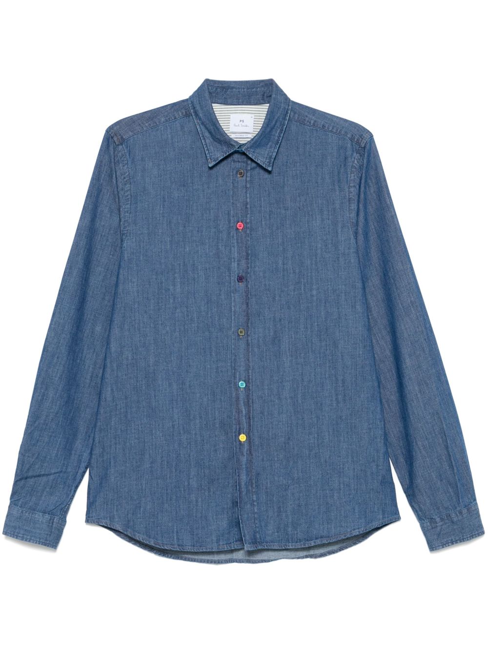 Ps By Paul Smith Shirts Blue Organic Cotton