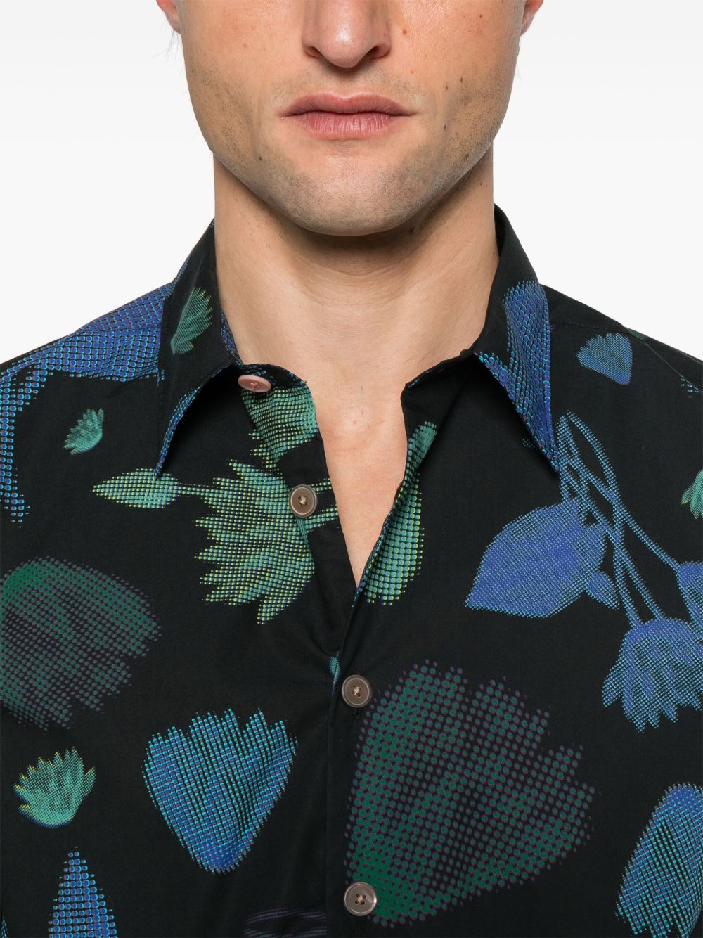 Ps By Paul Smith Shirts Blue Cotton