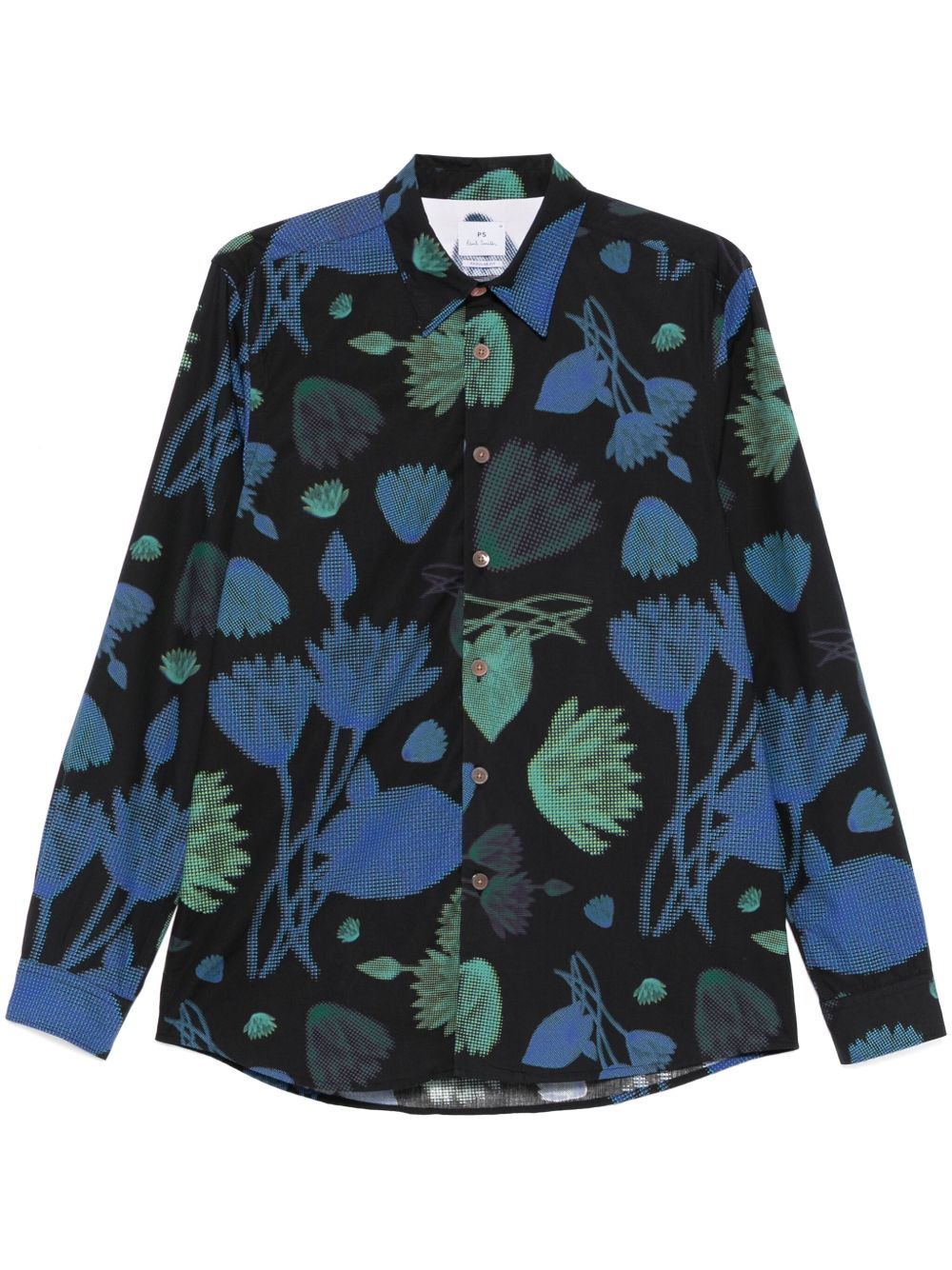 Ps By Paul Smith Shirts Blue Cotton
