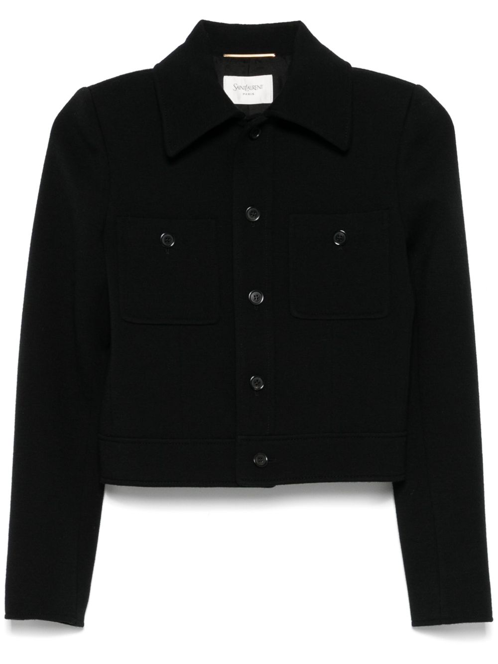 Saint Laurent Jackets Black Outer: Wool
