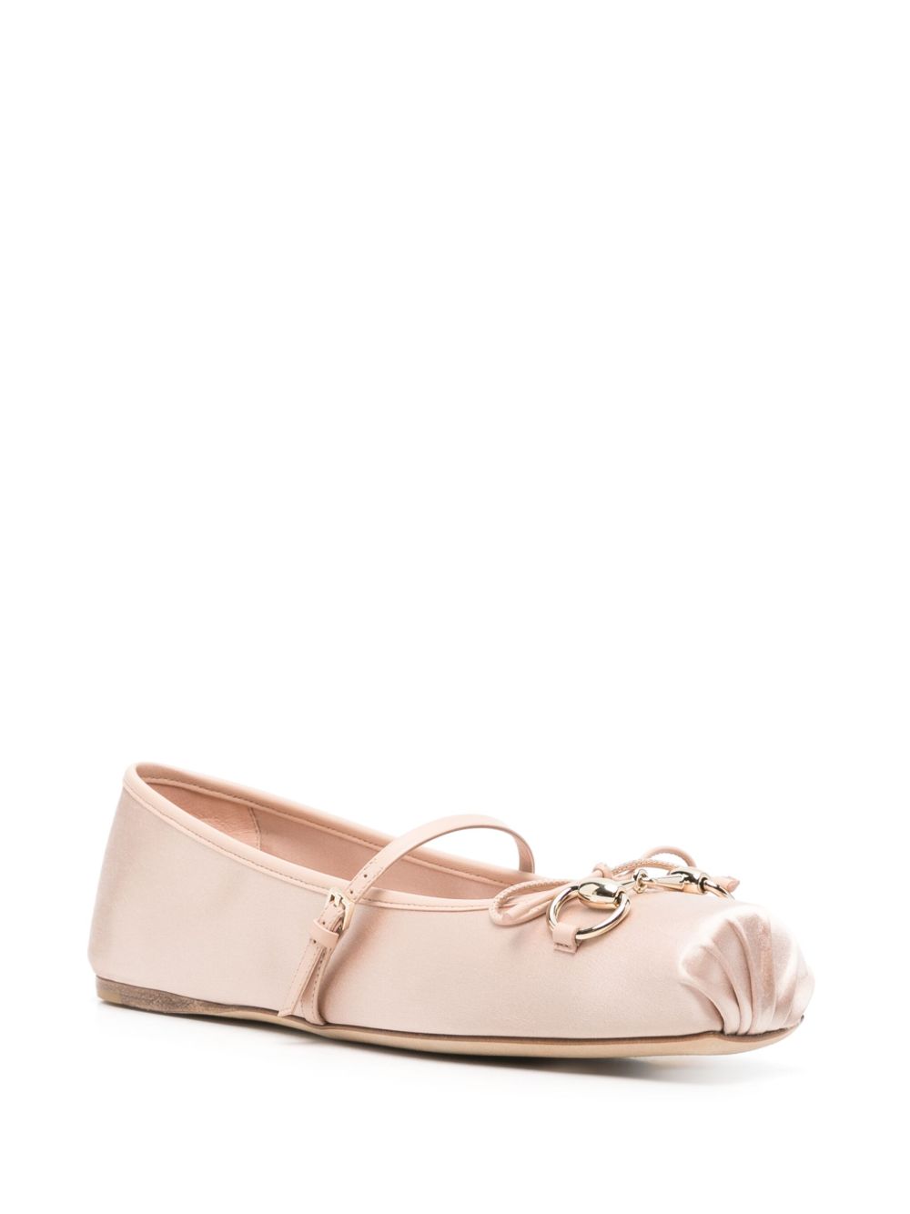 Gucci Flat Shoes Powder Outer: Satin Sole: Rubber