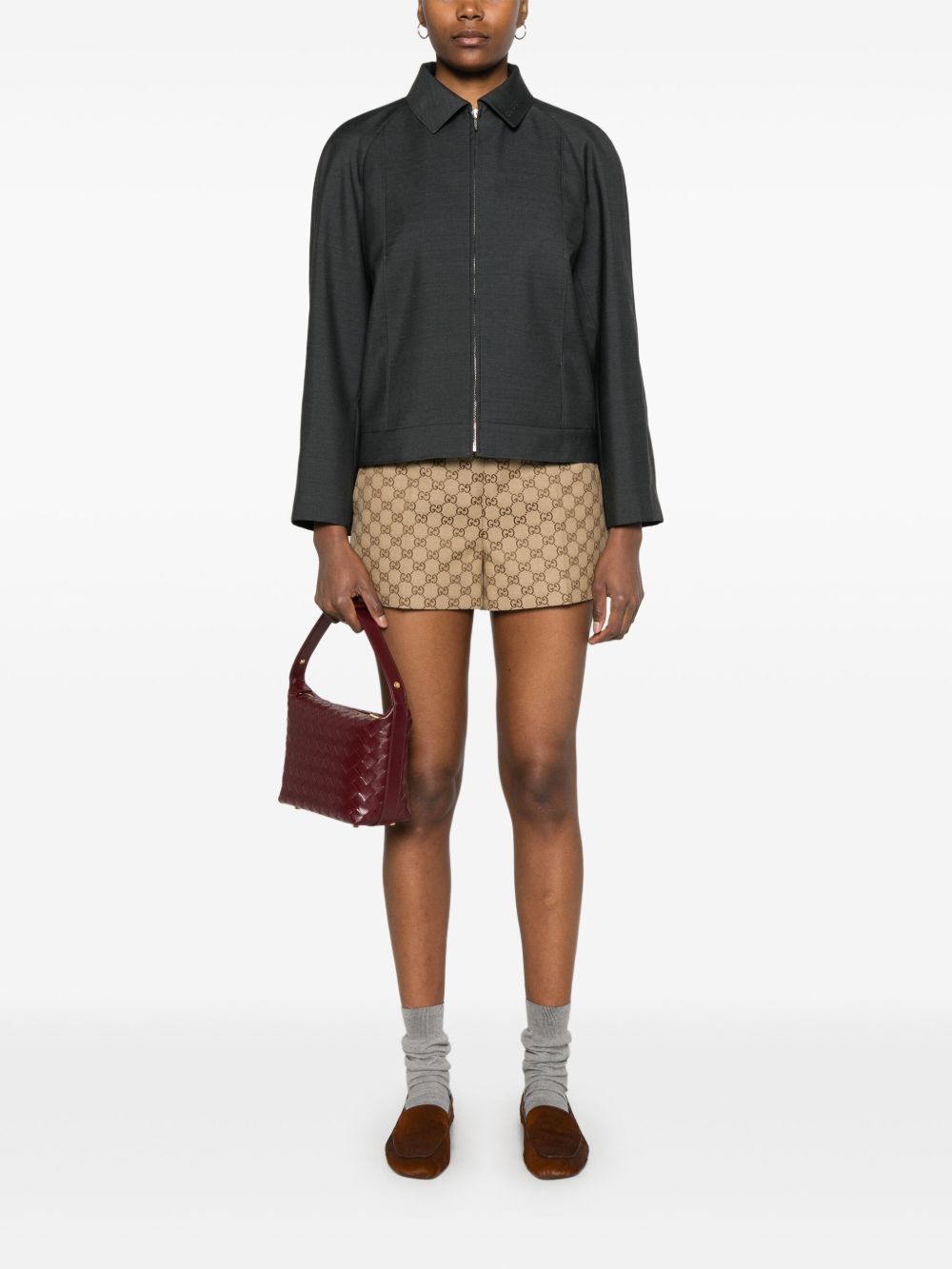 Gucci Jackets Grey Wool