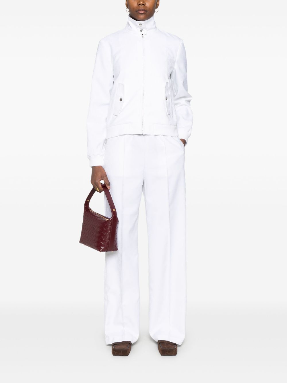 Gucci Trousers White Outer: Polyester
