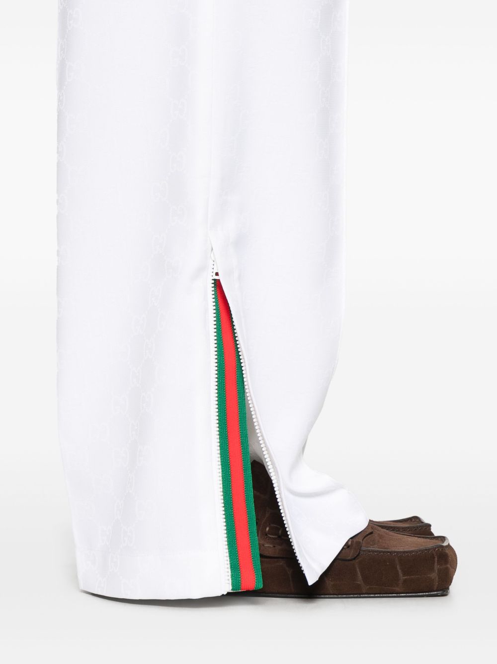 Gucci Trousers White Outer: Polyester
