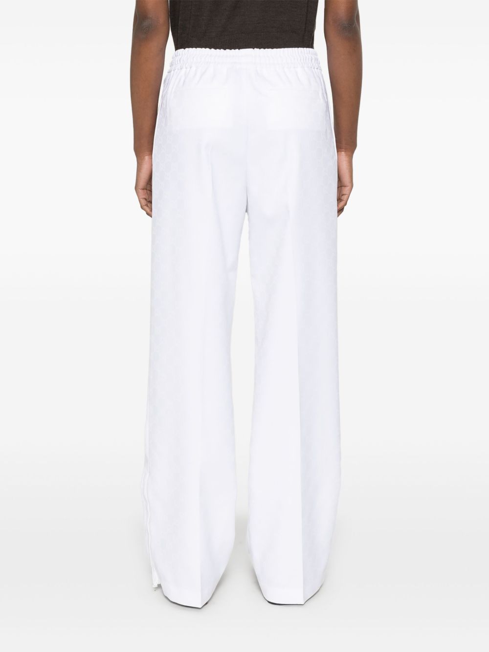 Gucci Trousers White Outer: Polyester