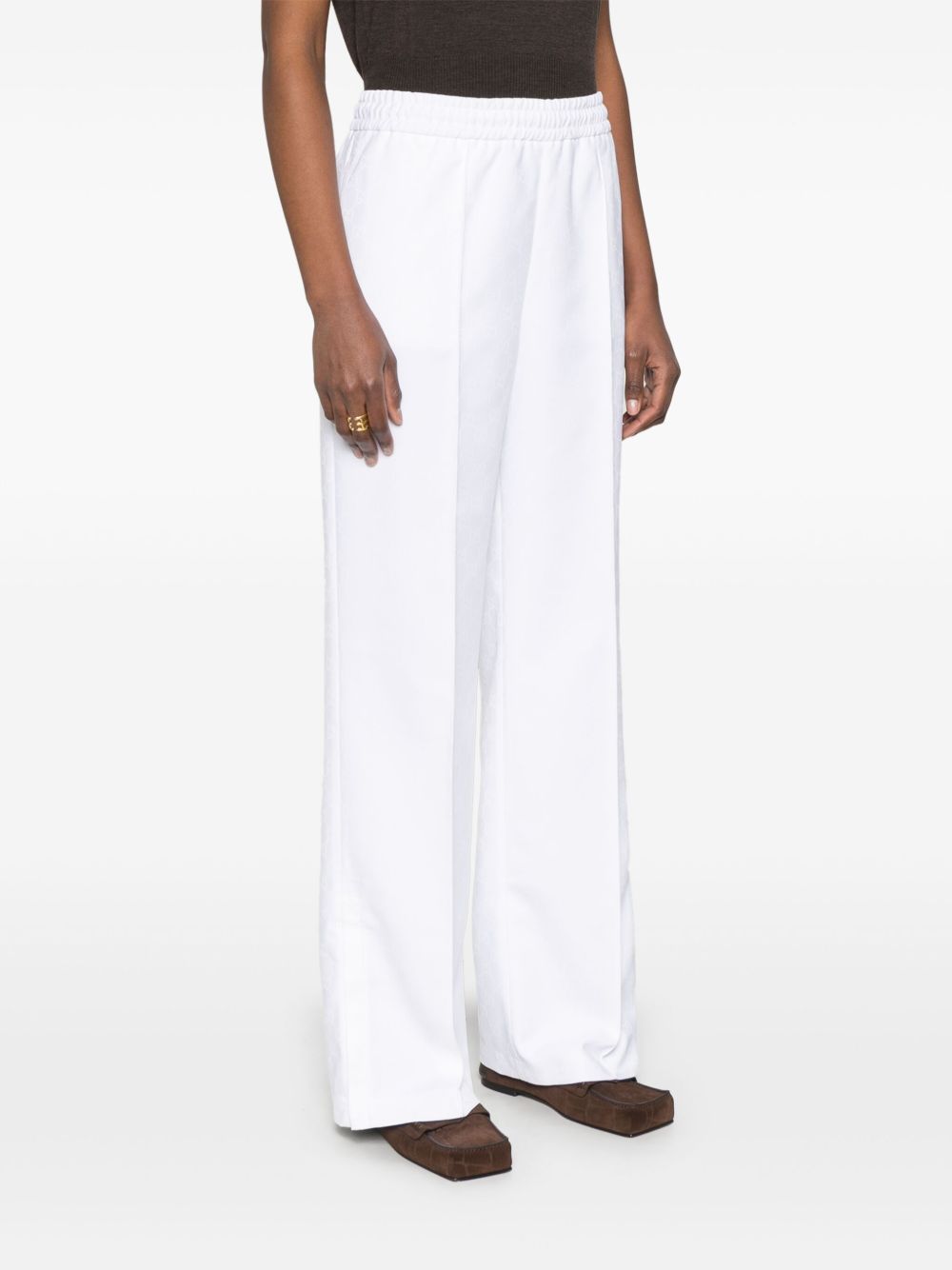 Gucci Trousers White Outer: Polyester