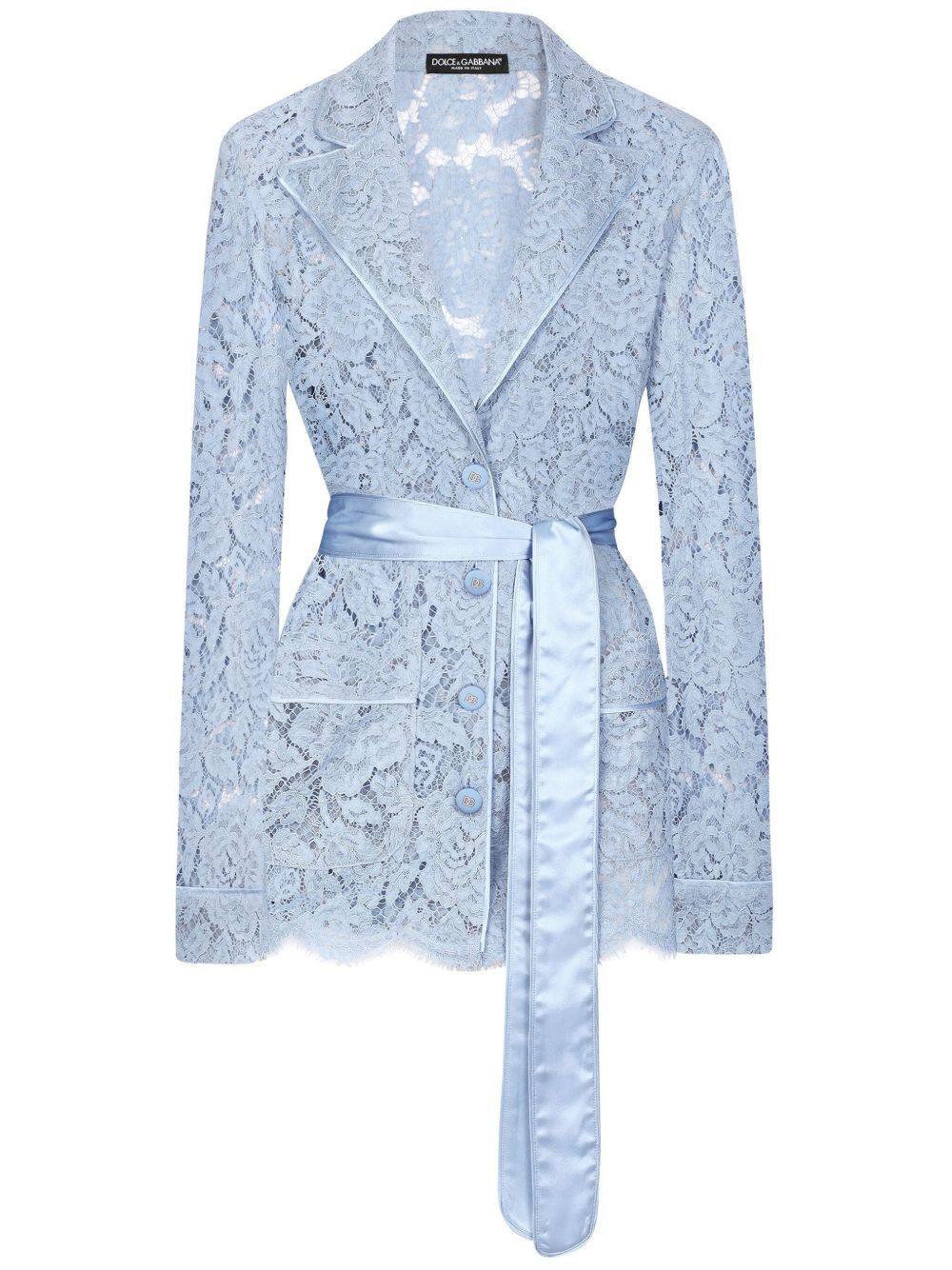 Dolce & Gabbana Jackets Clear Blue Viscose