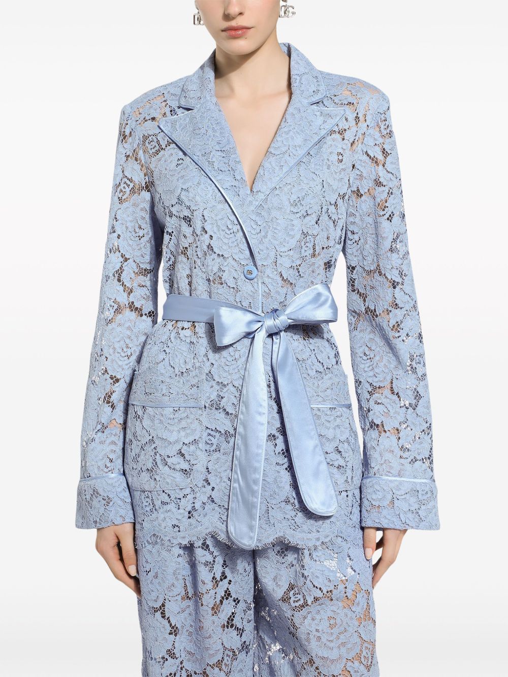 Dolce & Gabbana Jackets Clear Blue Viscose
