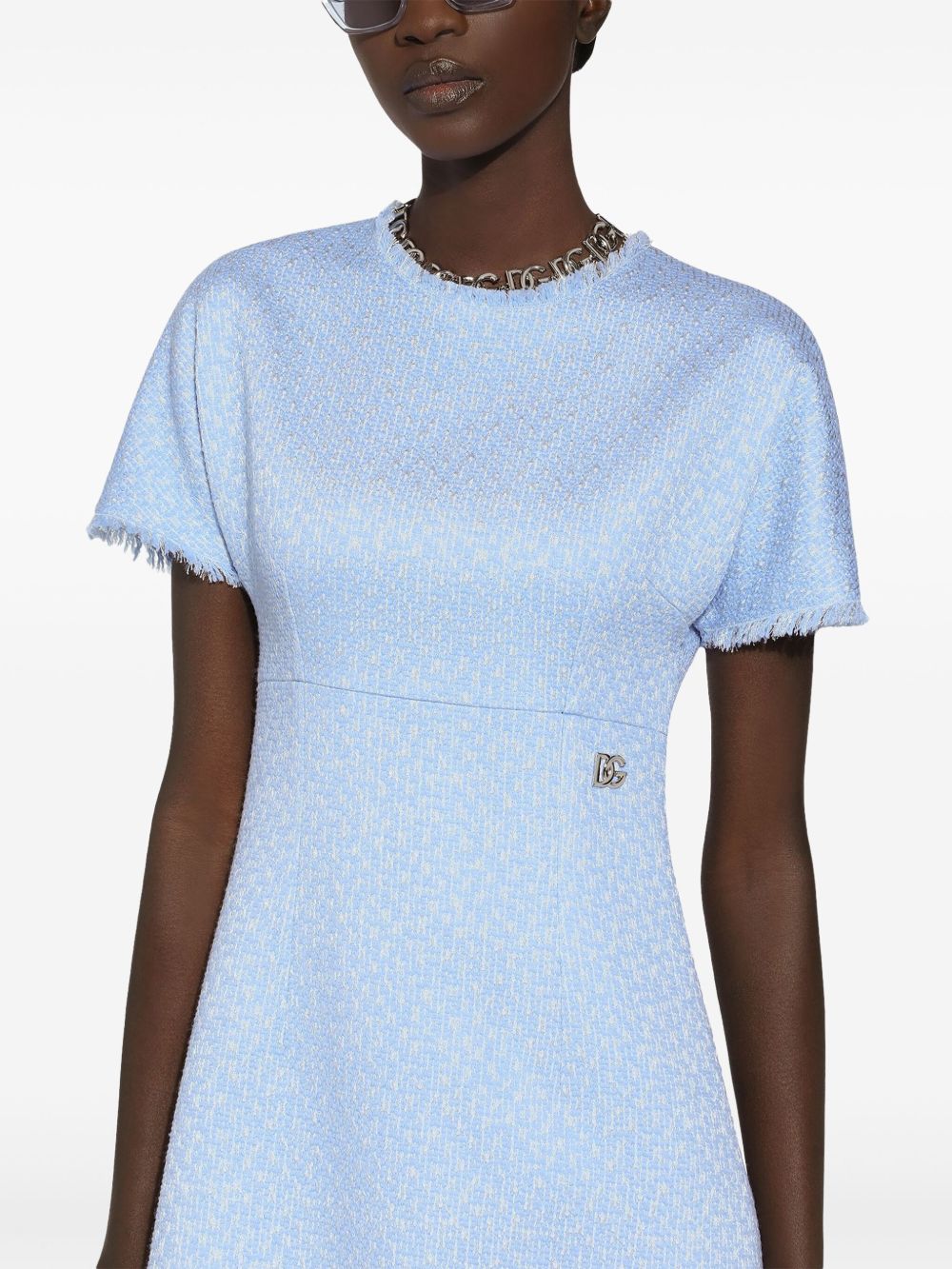 Dolce & Gabbana Dresses Clear Blue Fabric