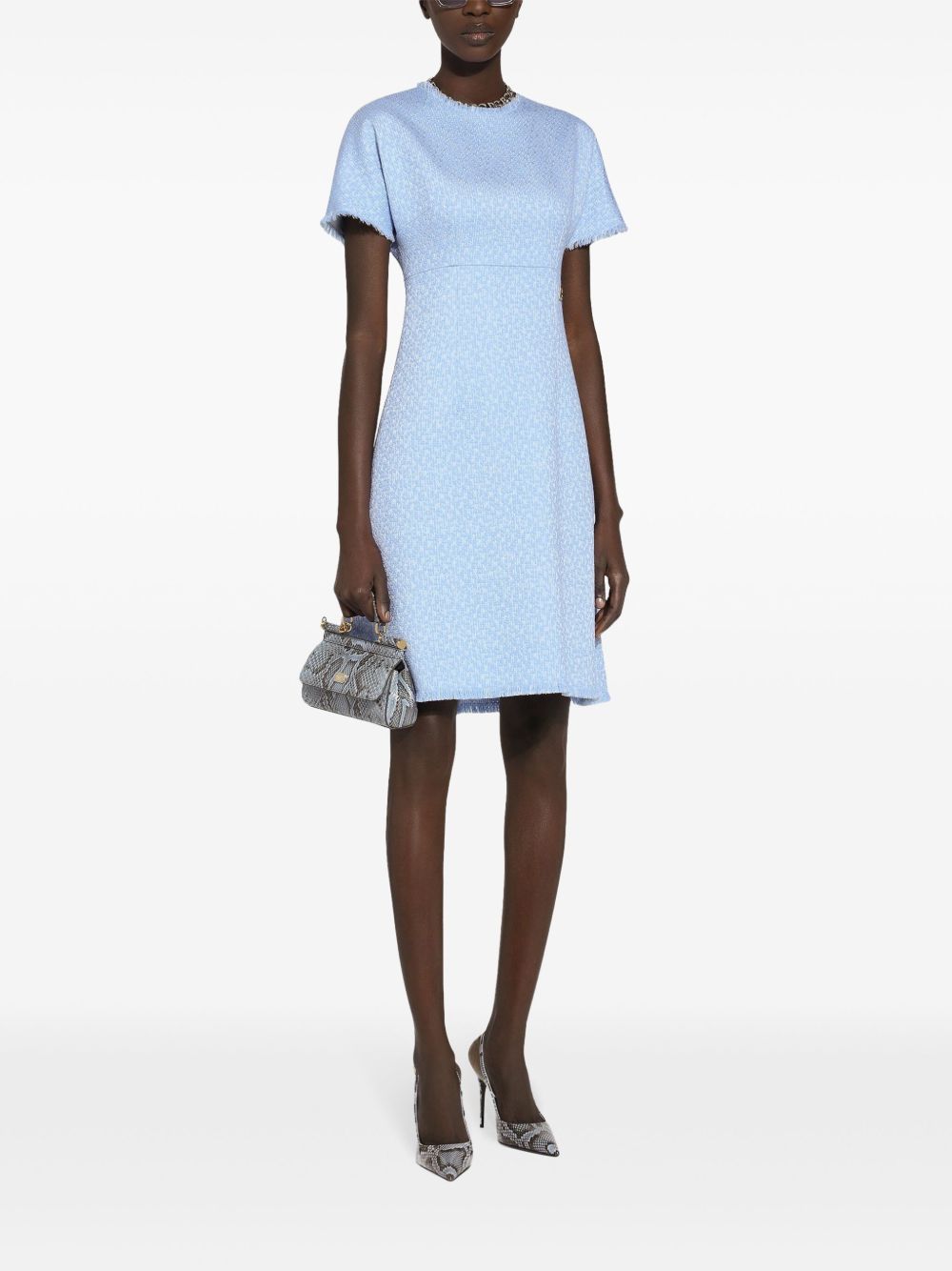 Dolce & Gabbana Dresses Clear Blue Fabric