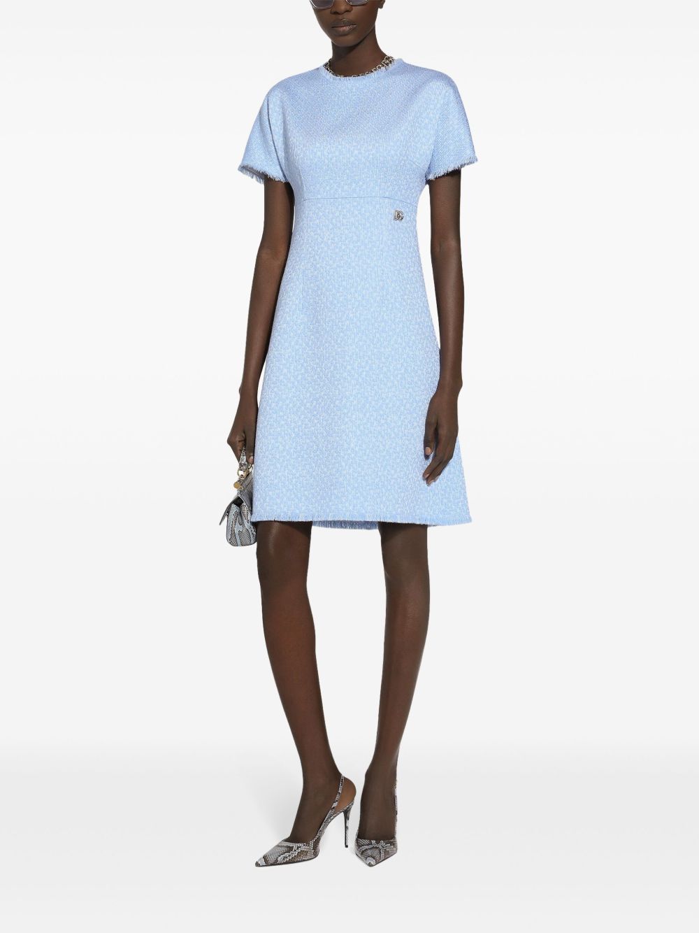 Dolce & Gabbana Dresses Clear Blue Fabric