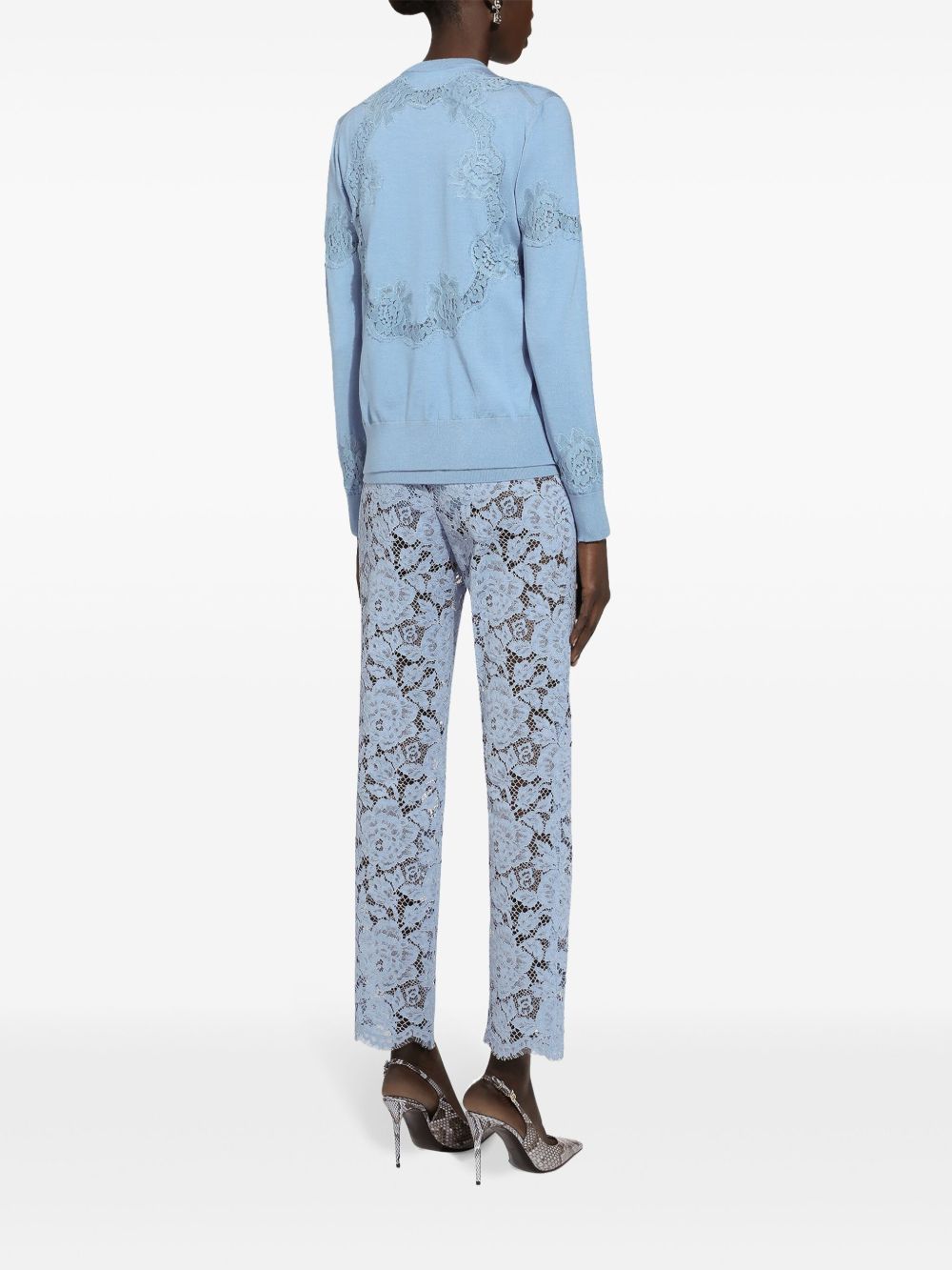 Dolce & Gabbana Trousers Clear Blue Outer: Viscose