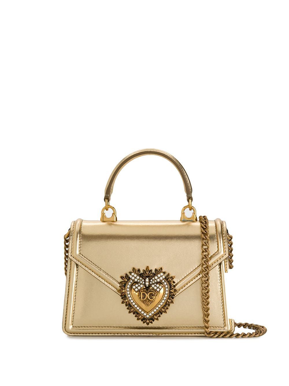 Dolce & Gabbana Bags Golden Esterno: Pelle Di Agnello