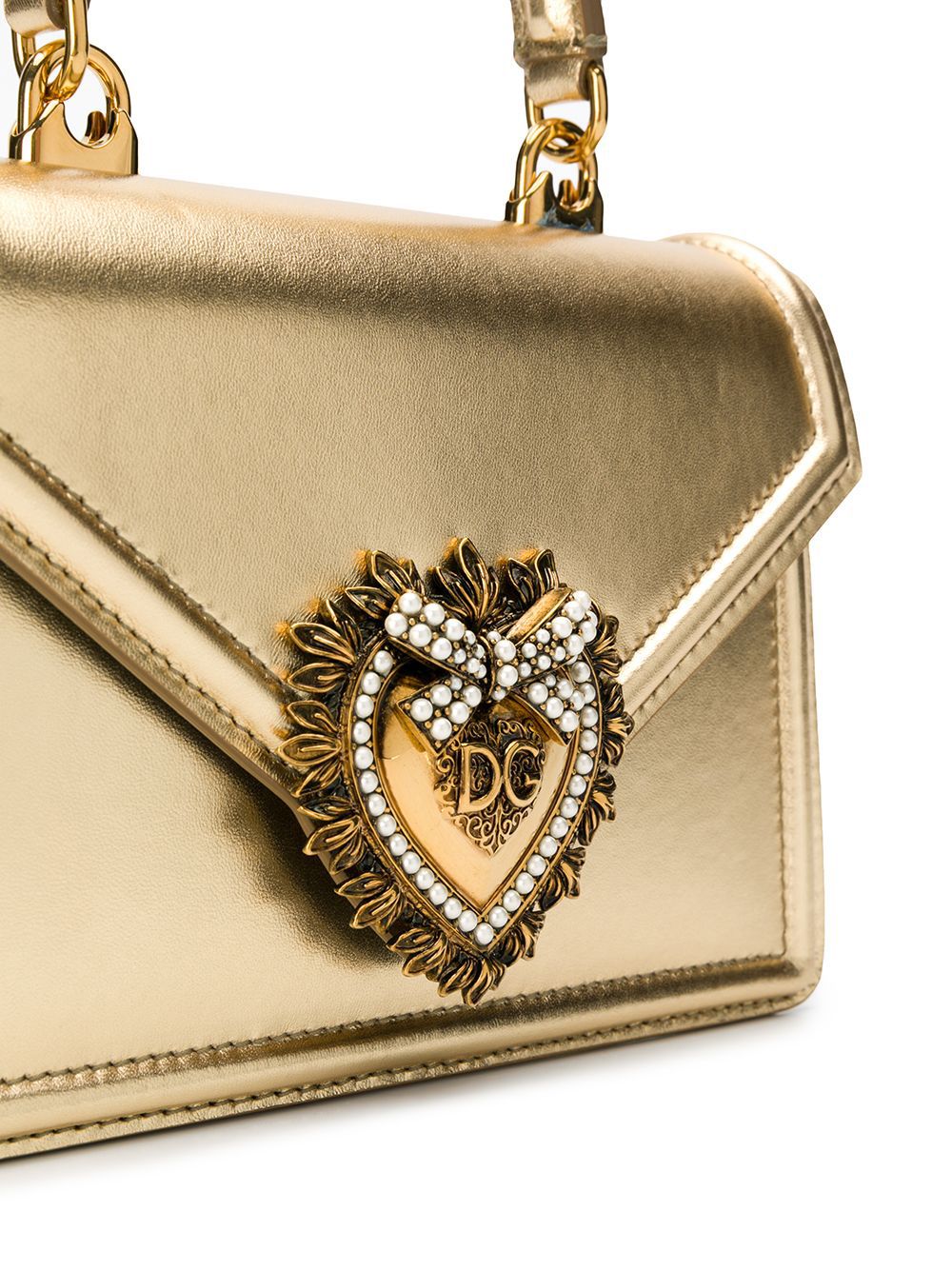 Dolce & Gabbana Bags Golden Esterno: Pelle Di Agnello