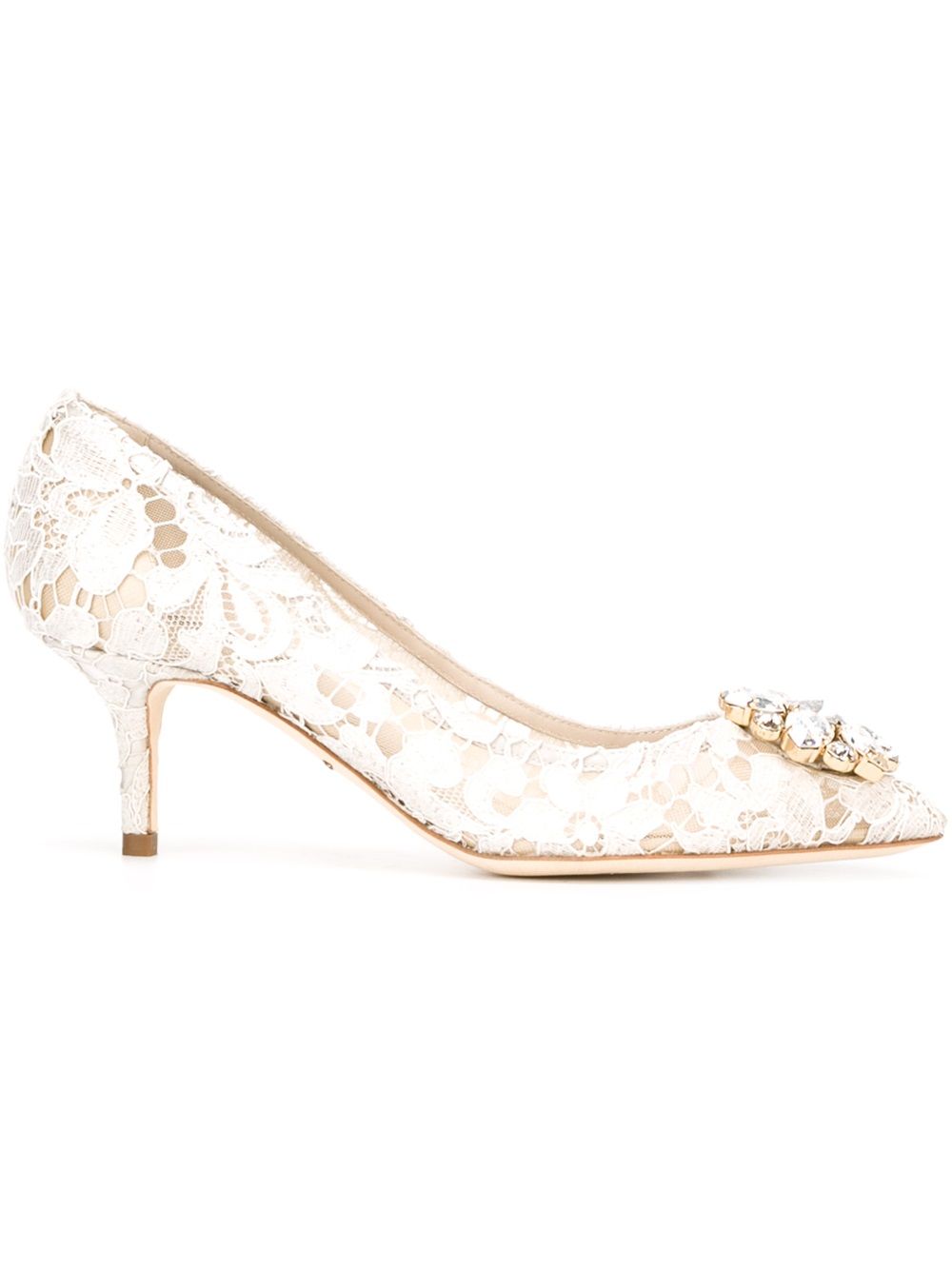 Dolce & Gabbana With Heel Light Grey Cotton