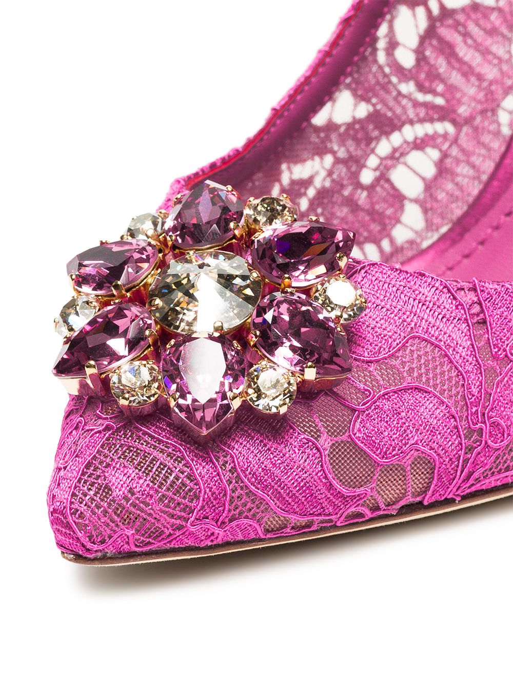 Dolce & Gabbana With Heel Fuchsia Silk