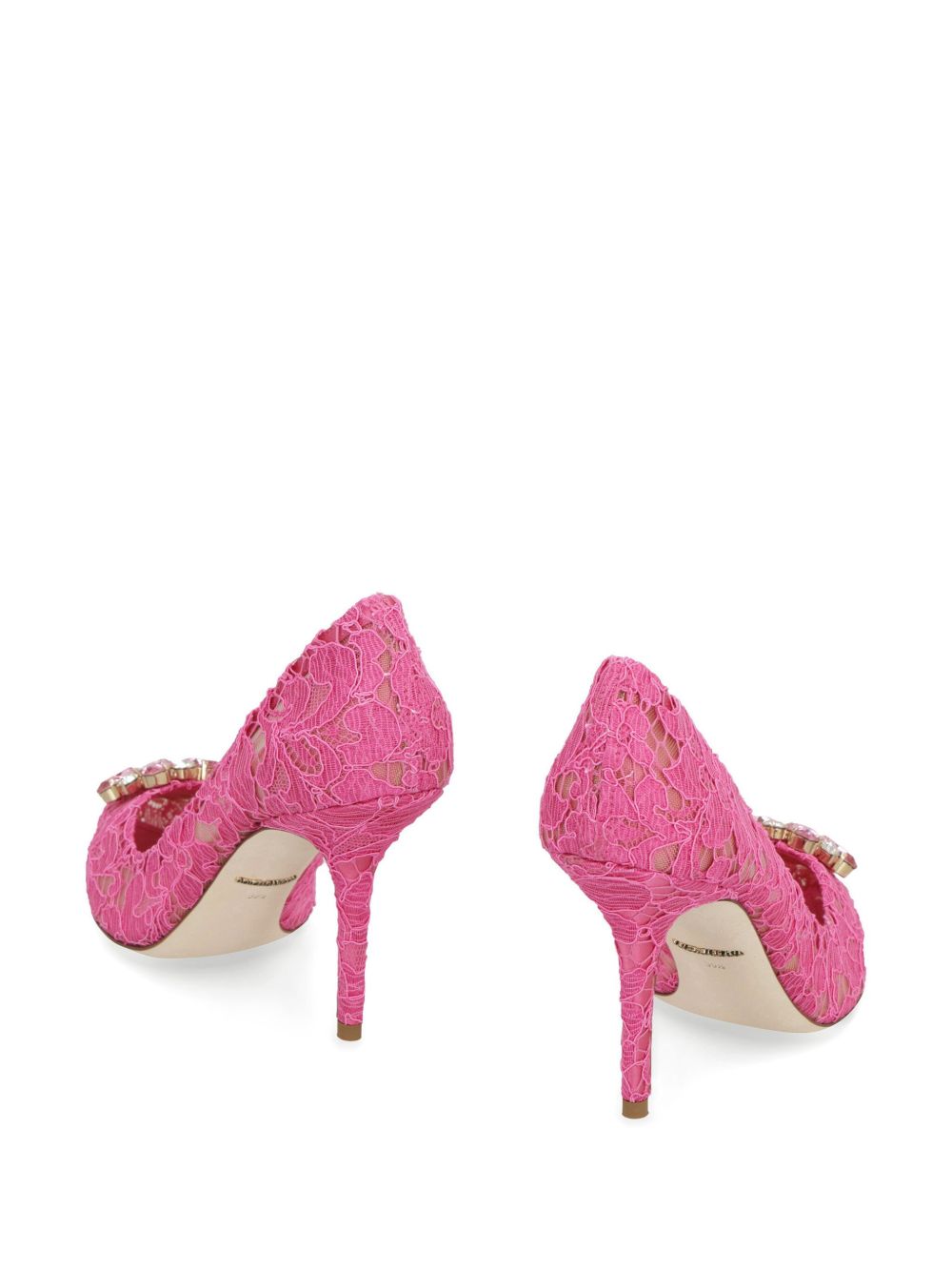 Dolce & Gabbana With Heel Fuchsia Silk